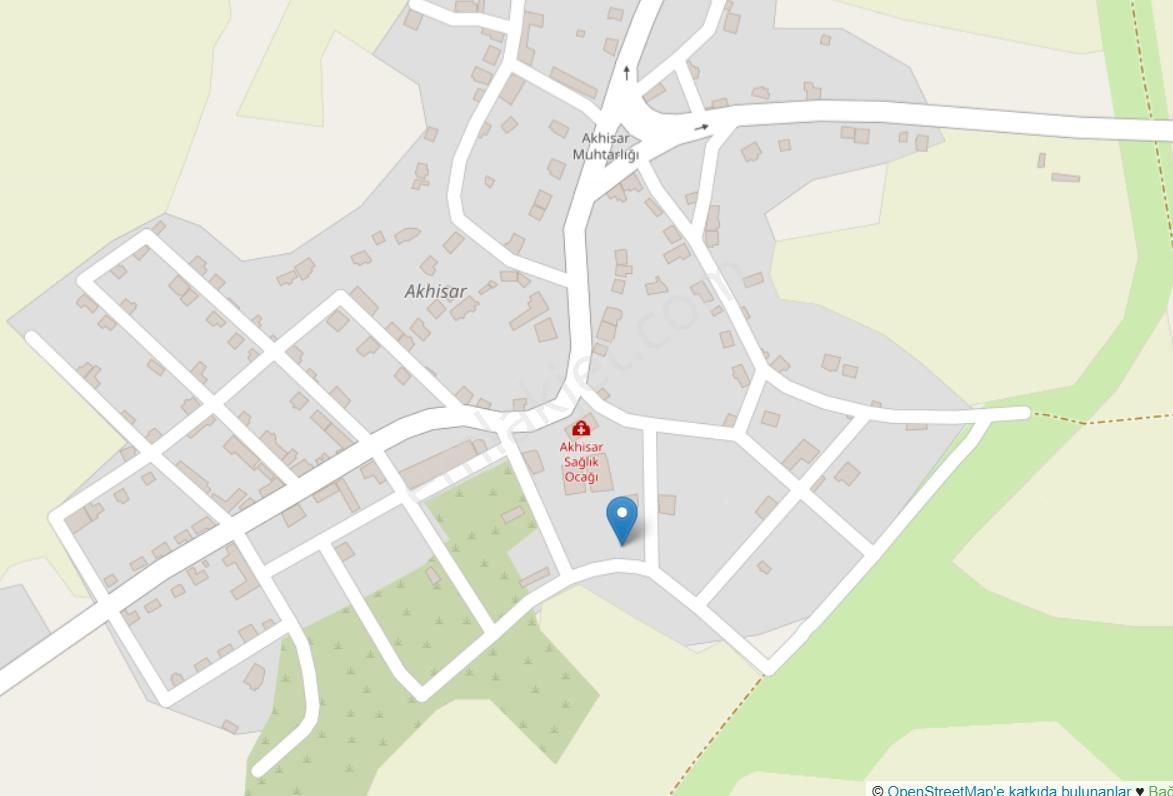 Akhisar Köy İçinde İyi Konumda 659 M2 İmarlı Arsa