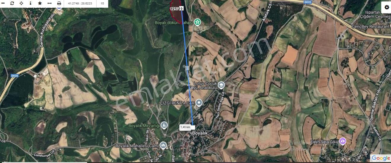 Arnavutköy Boyalıkta Satılık Arsa , 256 M2 Hisseli Caddeye Yakın - Görsel 6