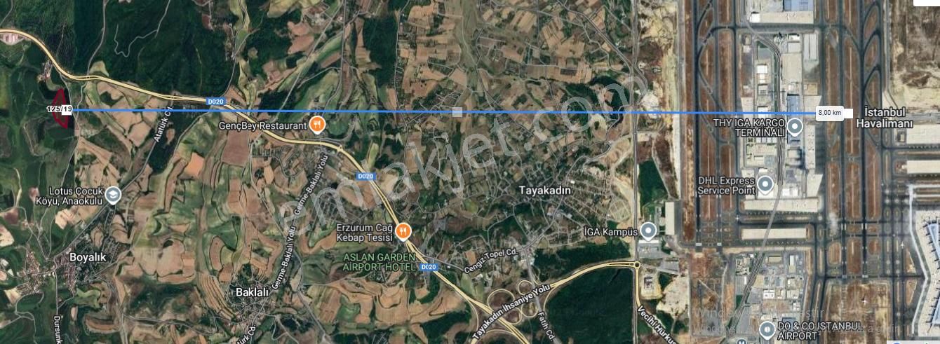 Arnavutköy Boyalıkta Satılık Arsa , 256 M2 Hisseli Caddeye Yakın - Görsel 3