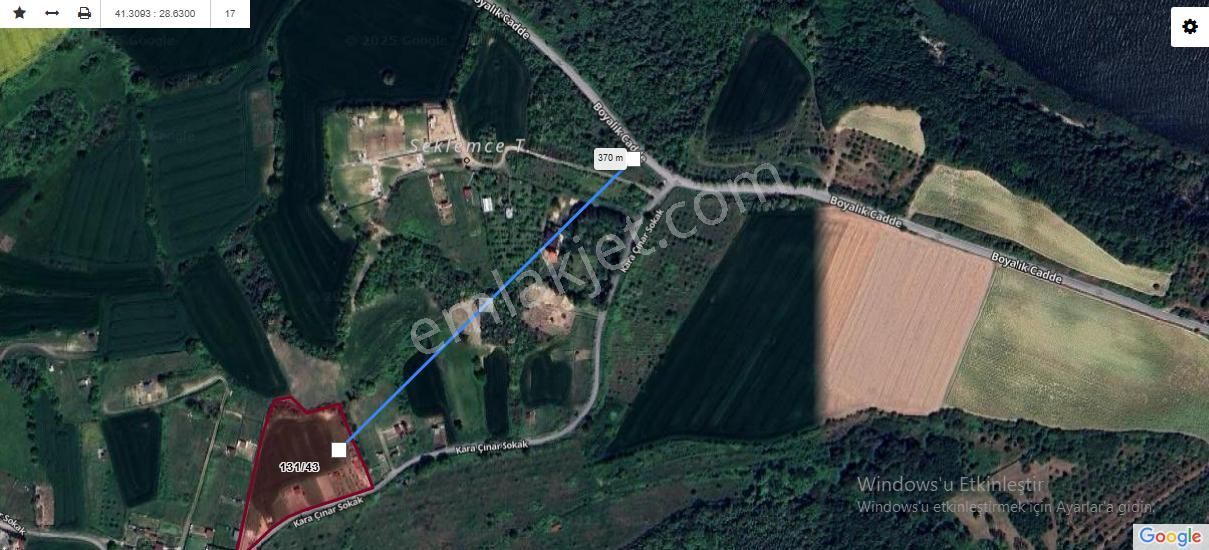 Arnavutköy Balabanda Satılık Arsa , 555 M2 Asfalt Caddeye Cephe Hisseli Yolu Var - Görsel 4