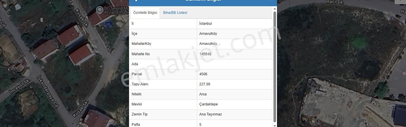Arnavutköy Yavuzselim Mah Satılık Arsa , 227 M2 Cadde Cephe Müstakil 3 Kat İmarlı - Görsel 5