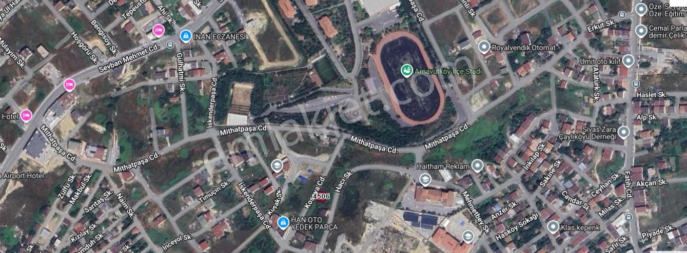 Arnavutköy Yavuzselim Mah Satılık Arsa , 227 M2 Cadde Cephe Müstakil 3 Kat İmarlı - Görsel 3