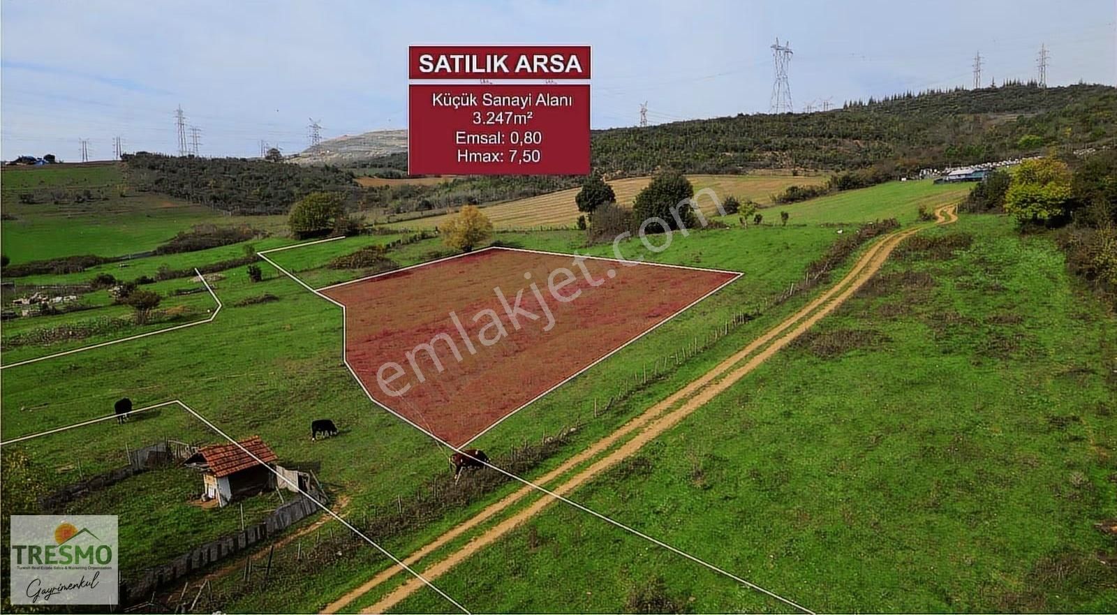 İzmit Alikahya'da Hyundaı Fabrikası Arkası Satılık Sanayi Arsası - Görsel 2