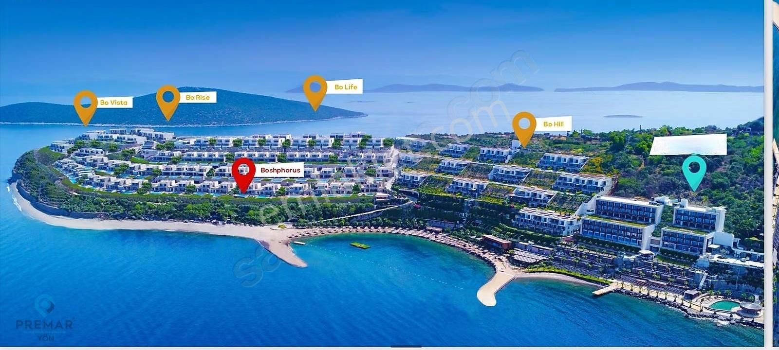 Bodrum Türkbükü The Boviera Denize Sıfır 5+1 Dubleks Villa - Görsel 16