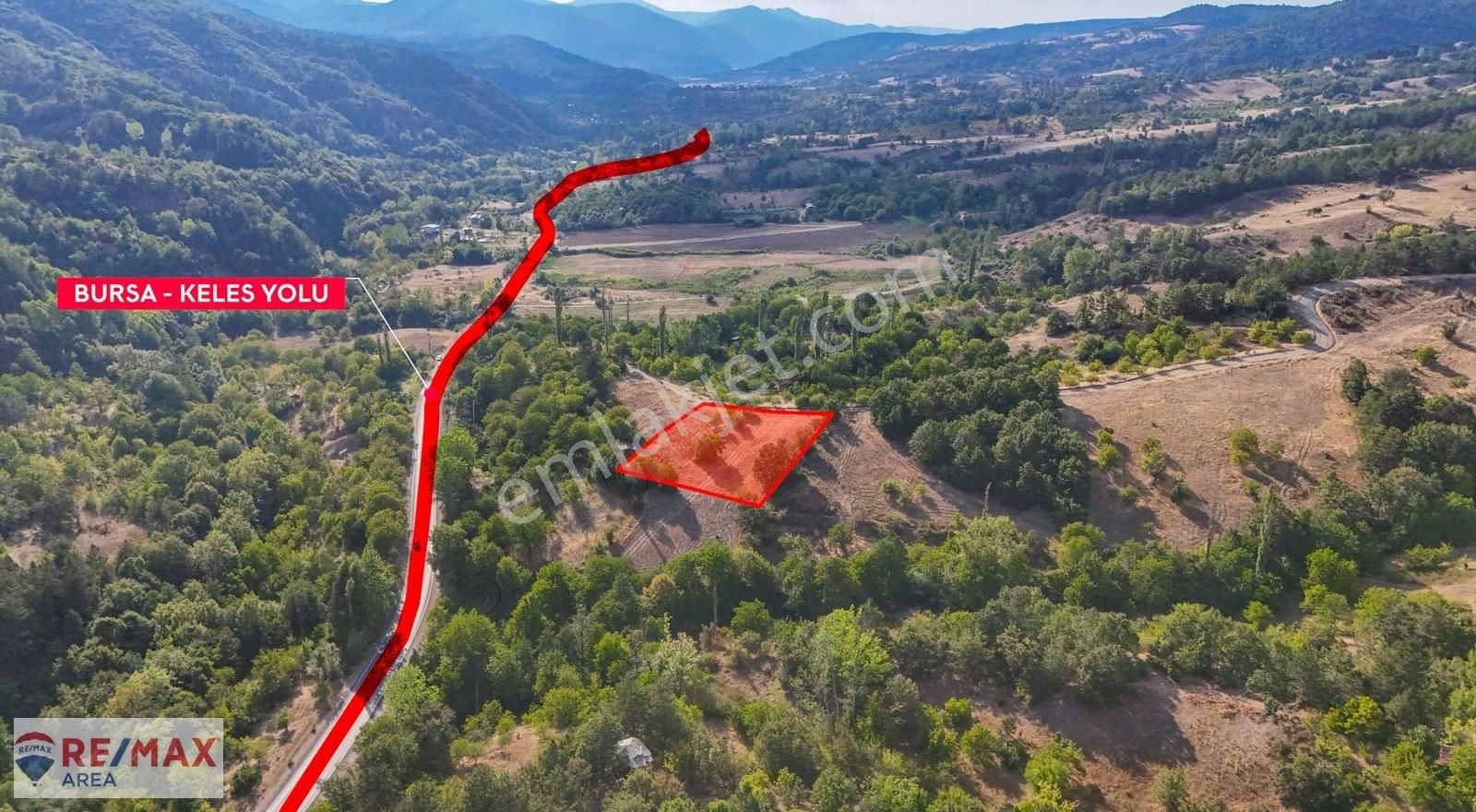 Remax Area'dan Büyükdeliller Köyünde Yola Cephe Fırsat Arazi - Görsel 23