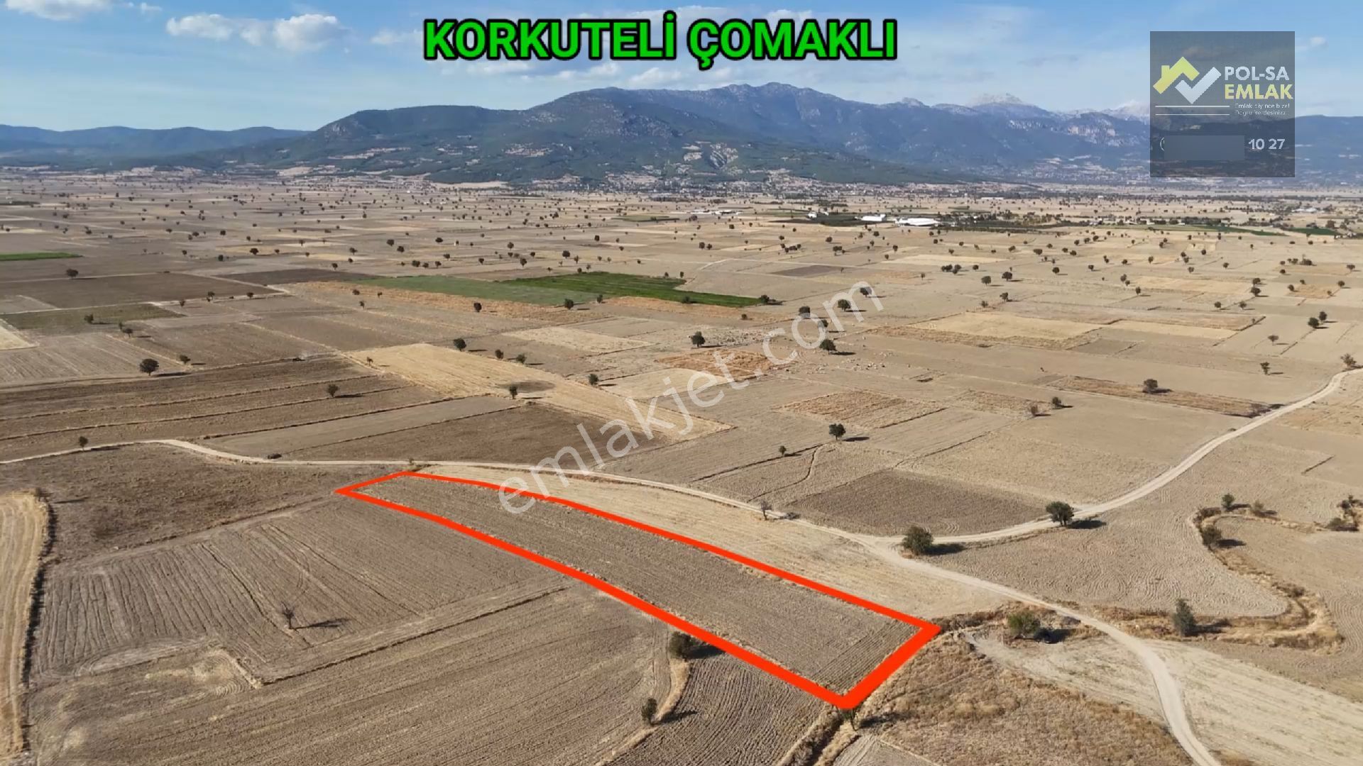 ✅korkuteli✅çomaklı Köyü✅satılık 4.176m2 Tarla - Görsel 4
