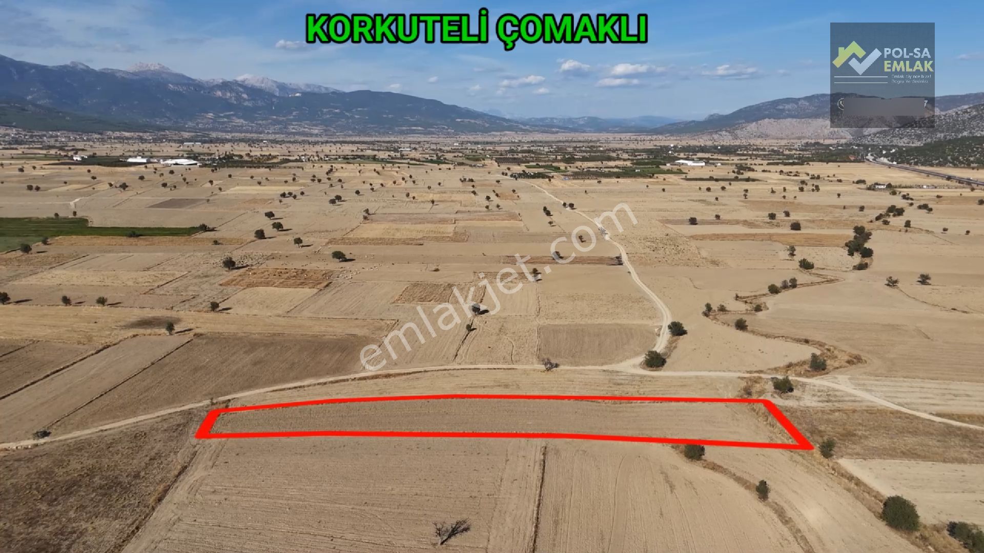 ✅korkuteli✅çomaklı Köyü✅satılık 4.176m2 Tarla - Görsel 3