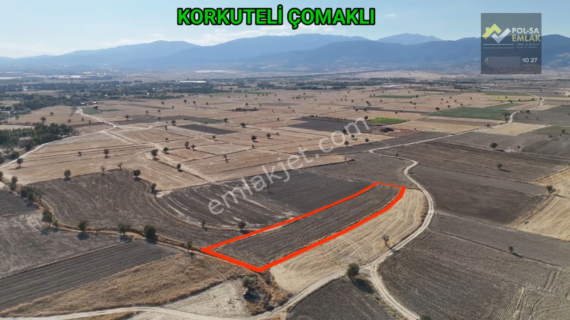✅korkuteli✅çomaklı Köyü✅satılık 4.176m2 Tarla - Görsel 6