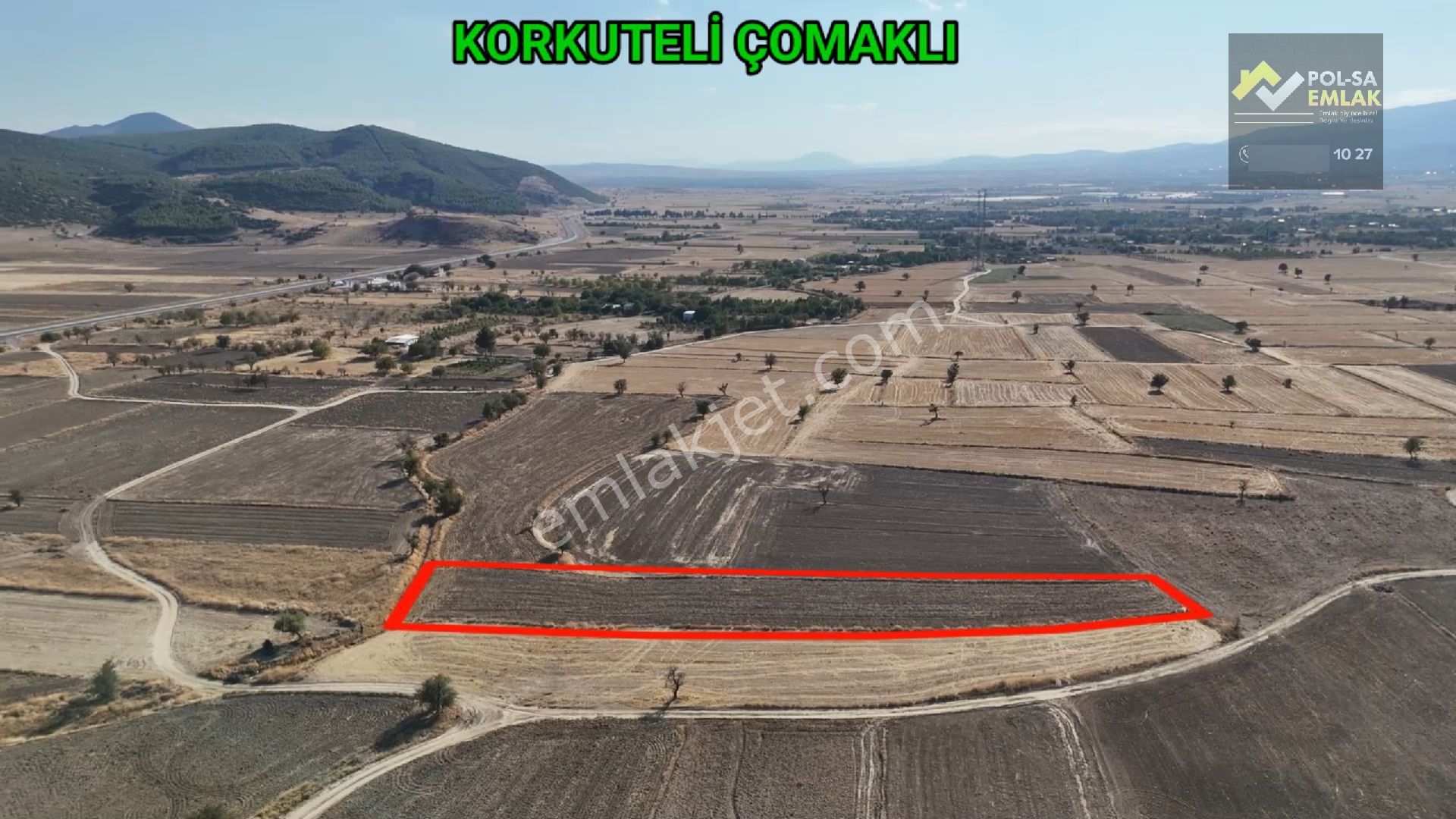✅korkuteli✅çomaklı Köyü✅satılık 4.176m2 Tarla - Görsel 7