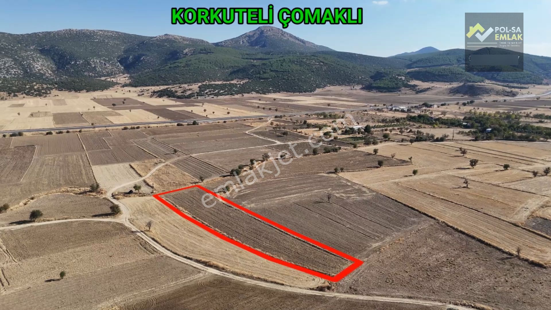 ✅korkuteli✅çomaklı Köyü✅satılık 4.176m2 Tarla - Görsel 8