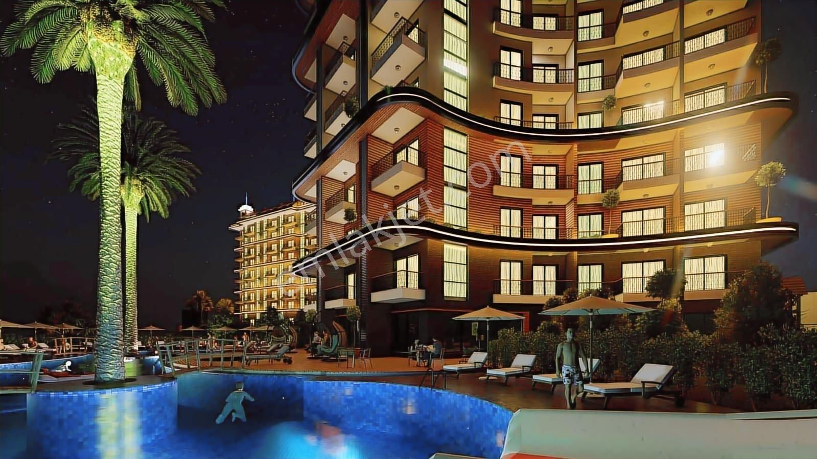 Antalya Alanya Mahmutlar 3+1 Duplex Deniz Doğa Şehir Manzaralı! - Görsel 16