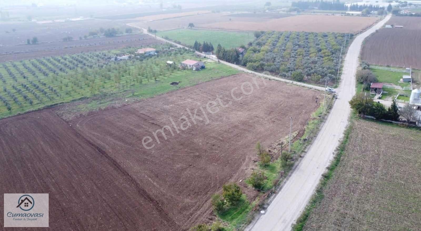Cumaovası Emlaktan Satılık Karacaağaç 6561m2 Köşe Tapulu Tarla - Görsel 9