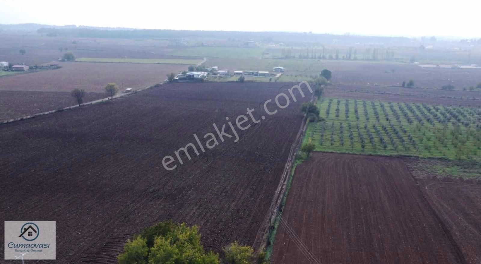 Cumaovası Emlaktan Kiralık Karacaağaç'da 6561m2 Köşe Tarla - Görsel 13