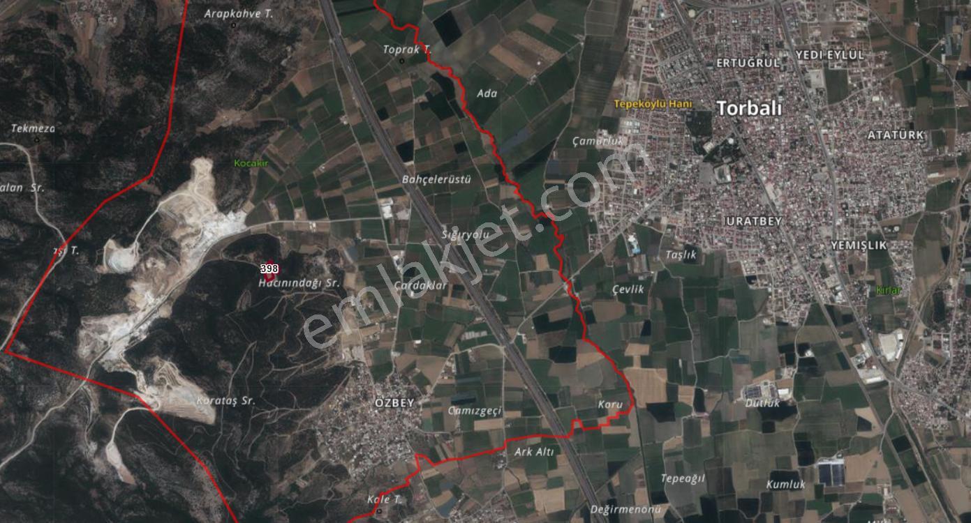 İzmir Torbalı'da Mükemmel Konumda Yatırımlık Kelepir Tarla - Görsel 2