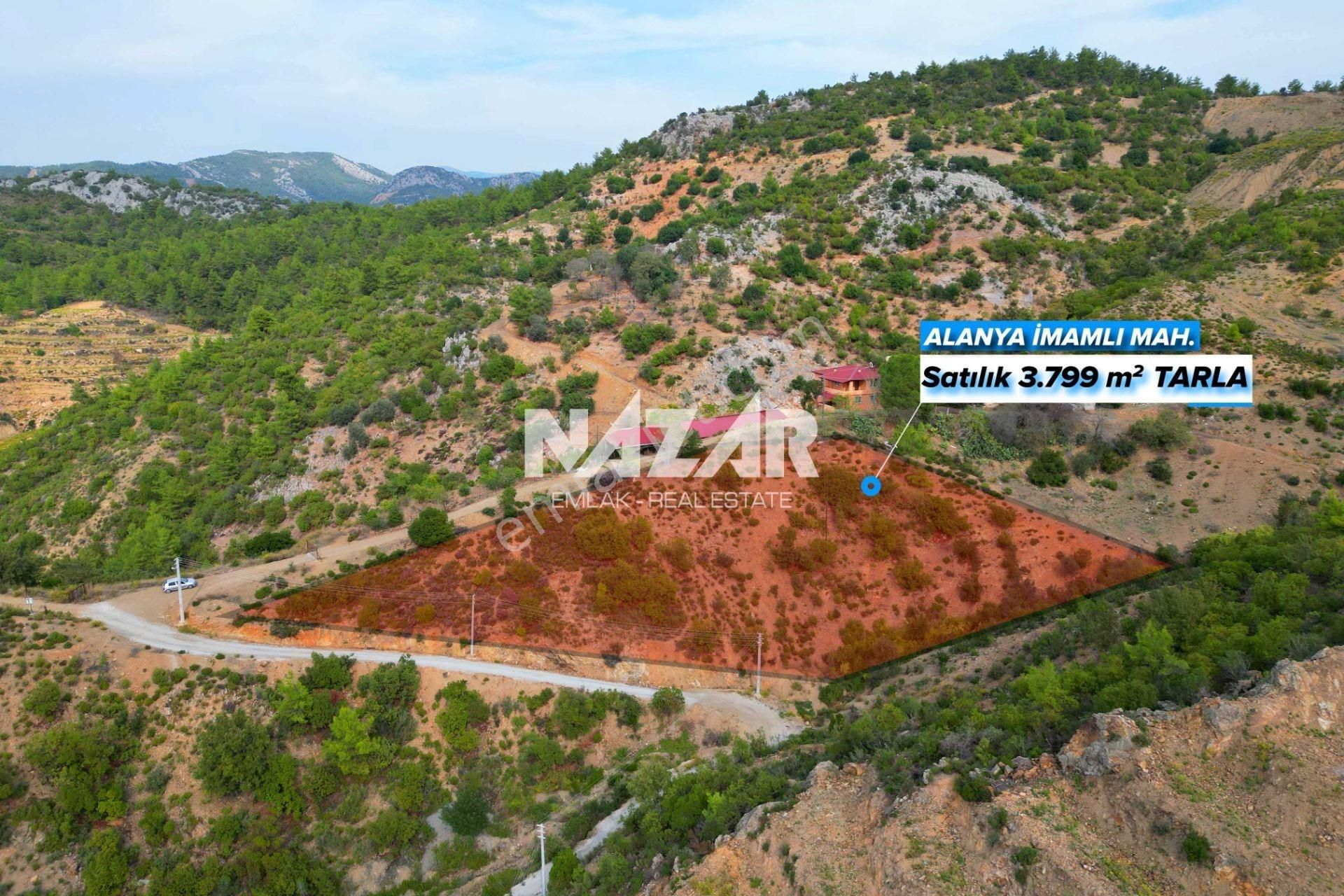 Alanya İmamlı’da Satılık 3.799 M² Deniz Manzaralı Tarla - Görsel 2