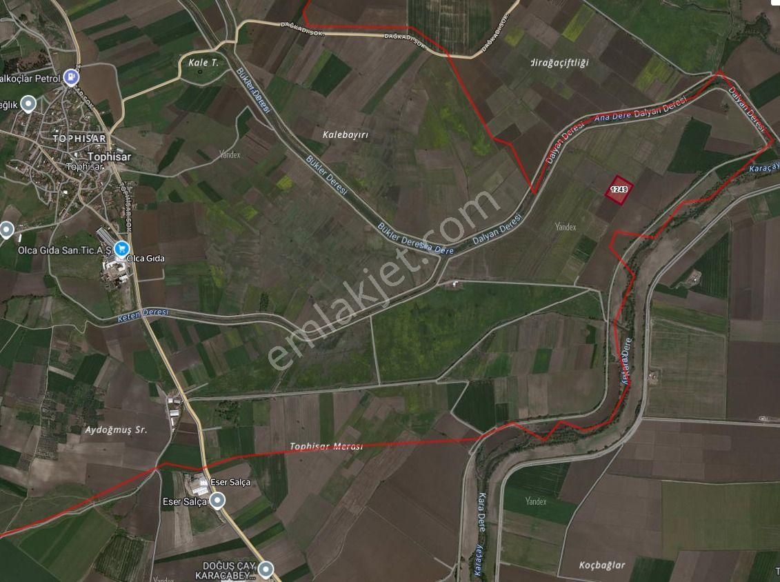 Rt Safir Gayrimenkulden Karacabey Tophisar – 12.250 M² Stratejik Konumlu Tarla • Yatırımcıya Uygun - Görsel 5