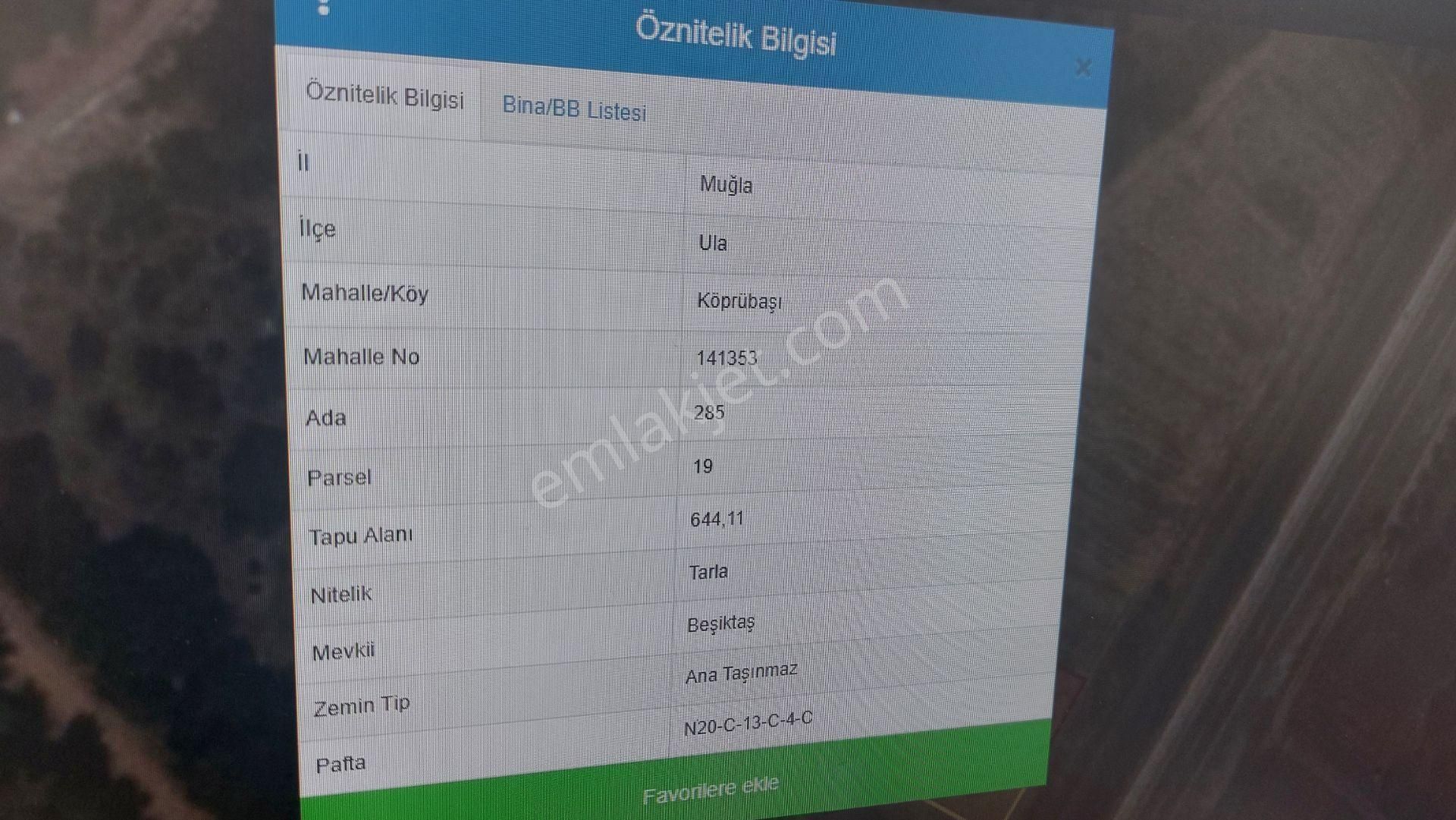 Muğla Ula Köprübaşında Yatırıma Uygun 664.m2 Tarla - Görsel 6