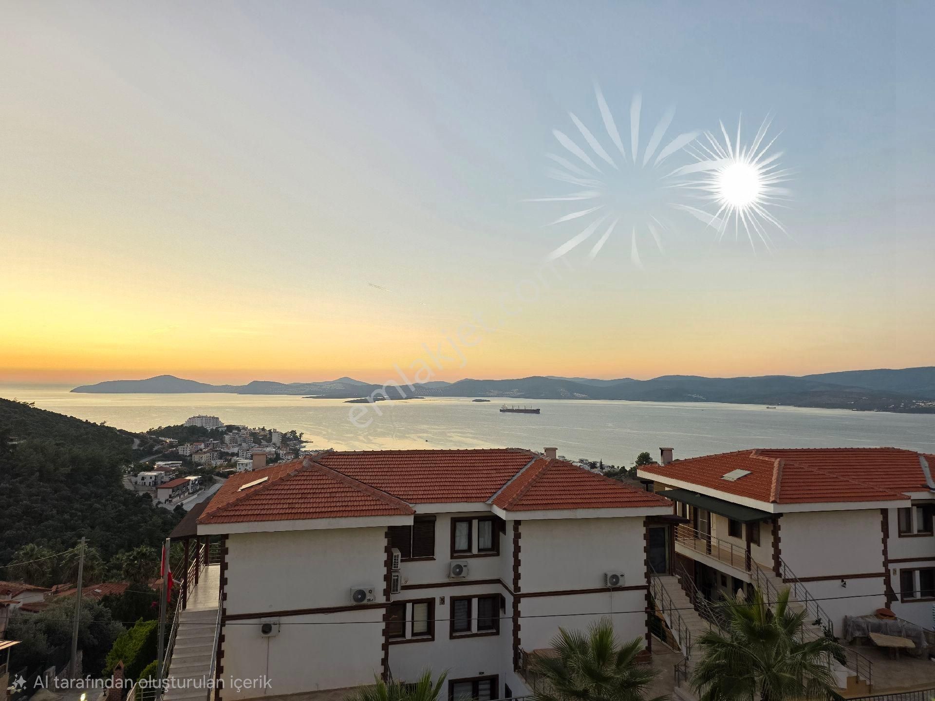 Muğla Bodrum Güllük Satılık Deniz Manzaralı Yazlık - Görsel 2