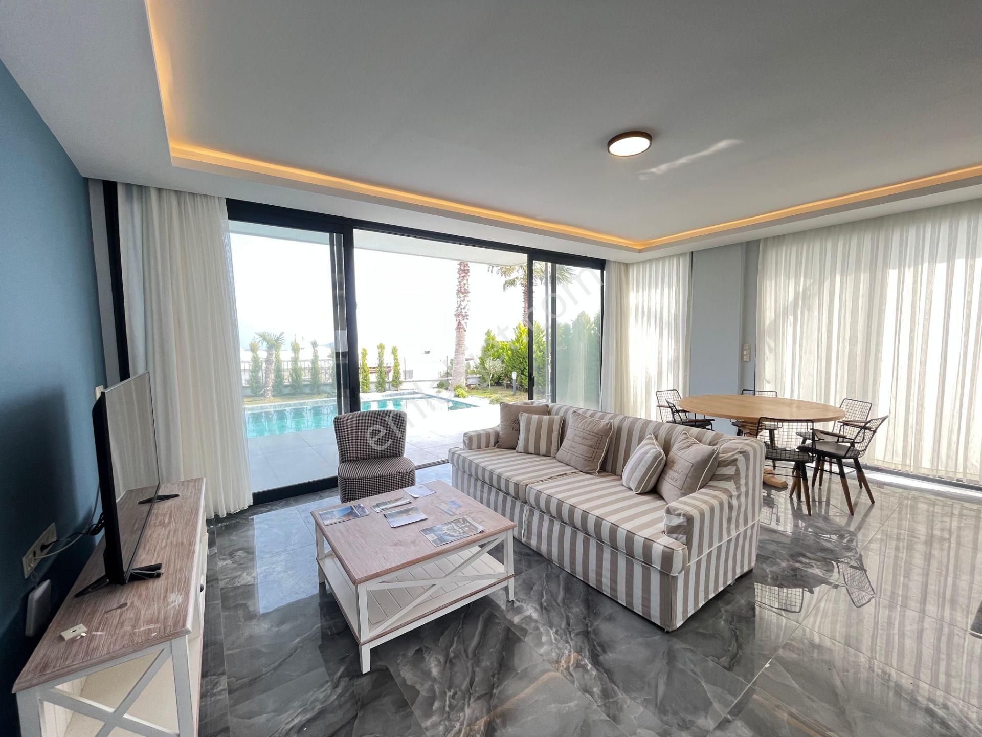 Bodrum Gündoğan'da Site İçinde Satılık Tek Katlı 3+1 Villa! - Görsel 9