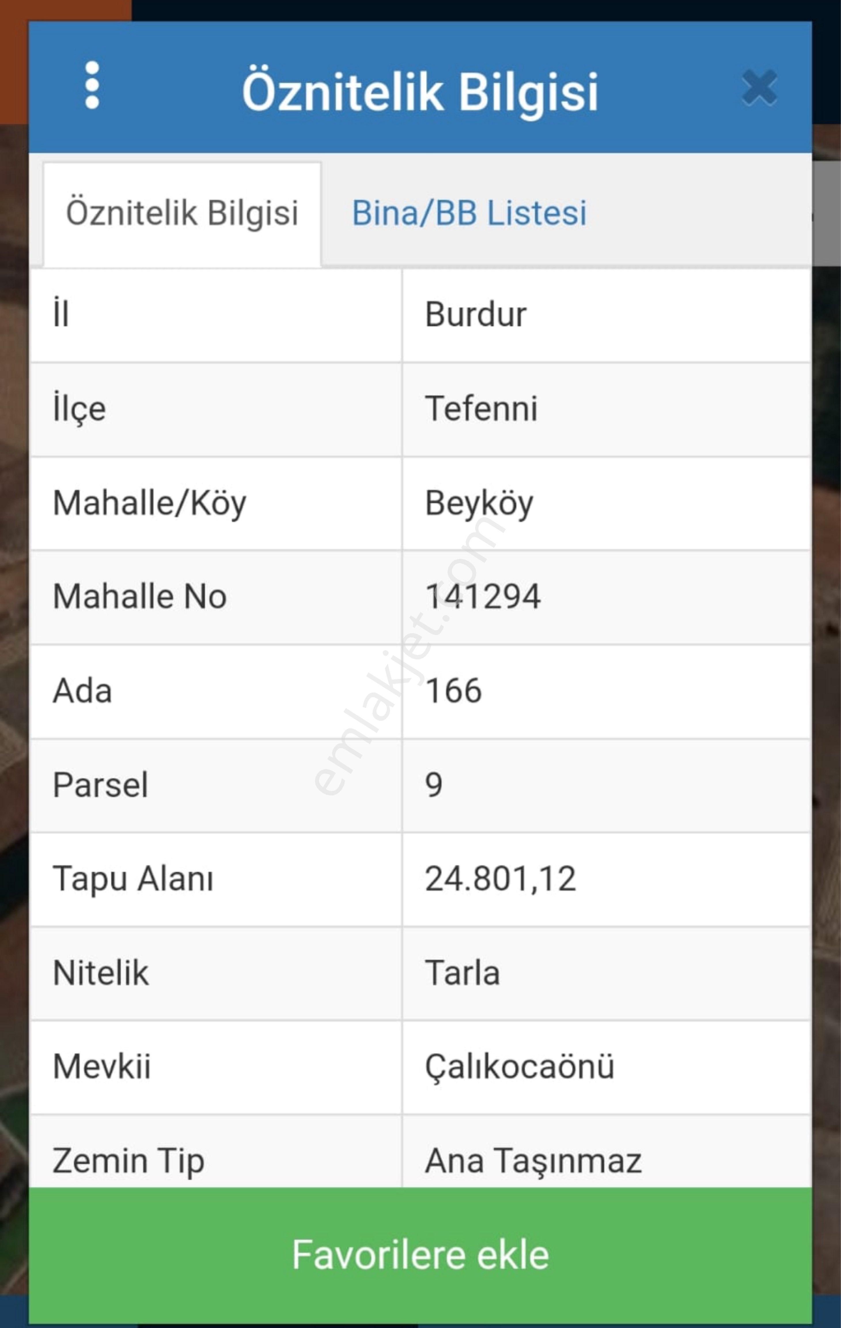Satılık Yatırıma Uygun Tarla