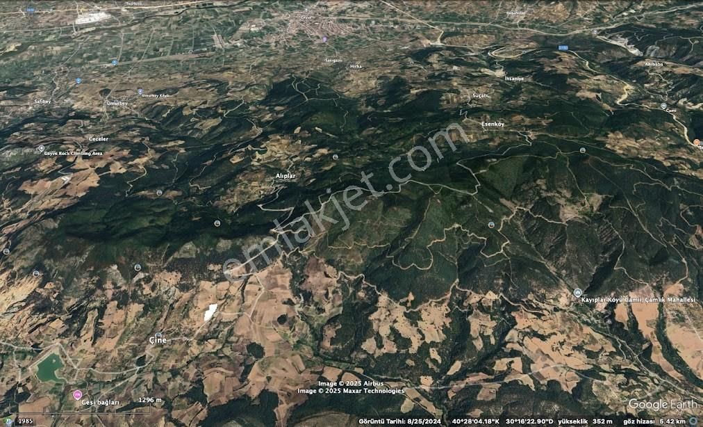 Turyaptan Geyve Çine Mahallesinde Yatırımlık 13903m2 Bahçe - Görsel 11