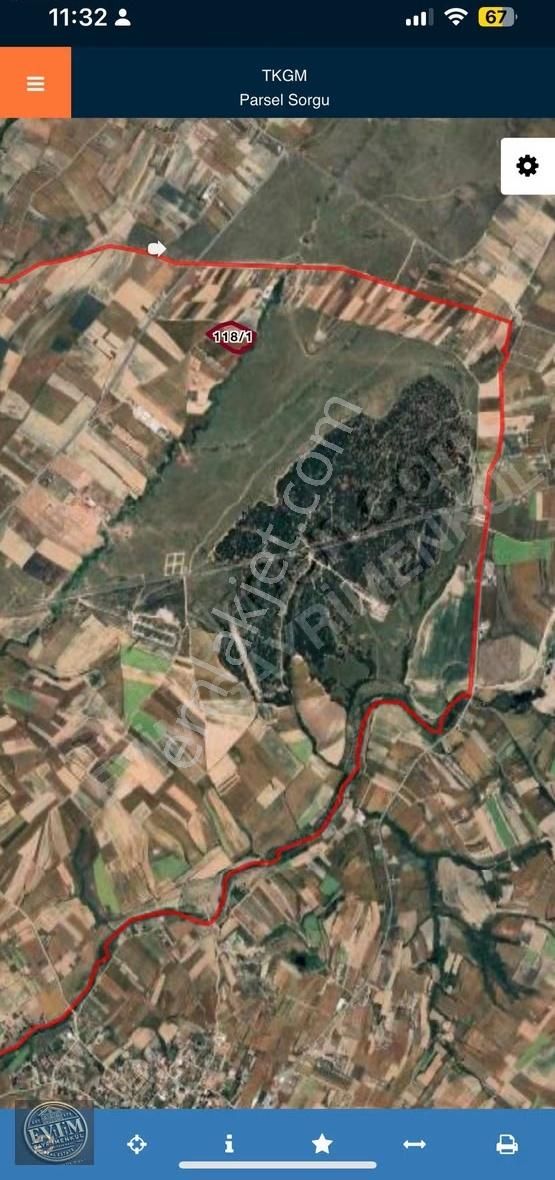 **kapaklı Karlı Mah.hazır Kurulu Çiftlik 9.000m² Meraya Cephe** - Görsel 6