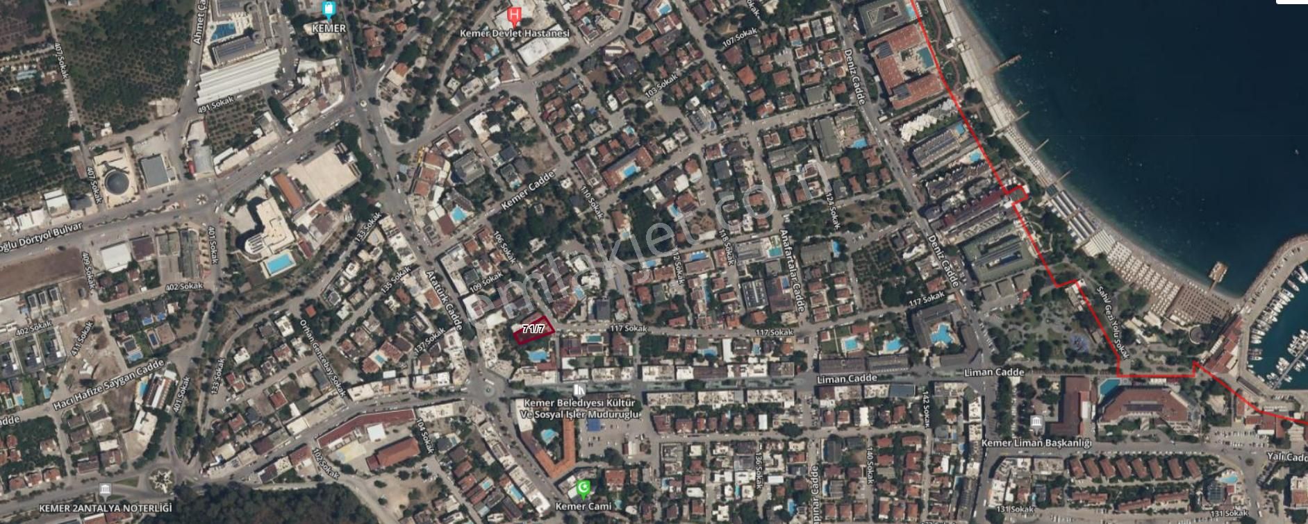 Antalya Kemer'in Kalbinde Eşsiz Turizm İmarlı 644 M2 Köşe Arsa - Görsel 20