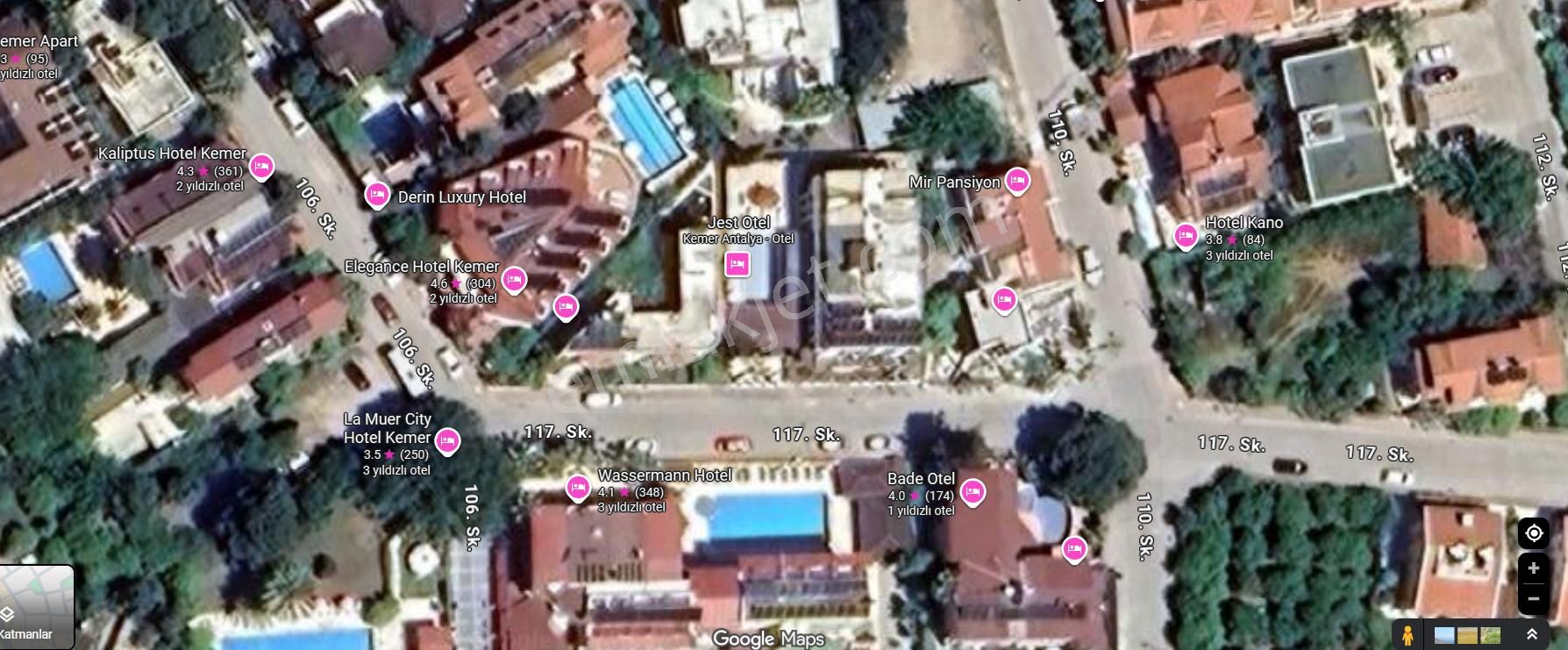 Antalya Kemer'in Kalbinde Eşsiz Turizm İmarlı 644 M2 Köşe Arsa - Görsel 7