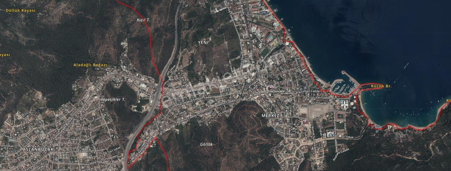 Antalya Kemer'in Kalbinde Eşsiz Turizm İmarlı 644 M2 Köşe Arsa - Görsel 18