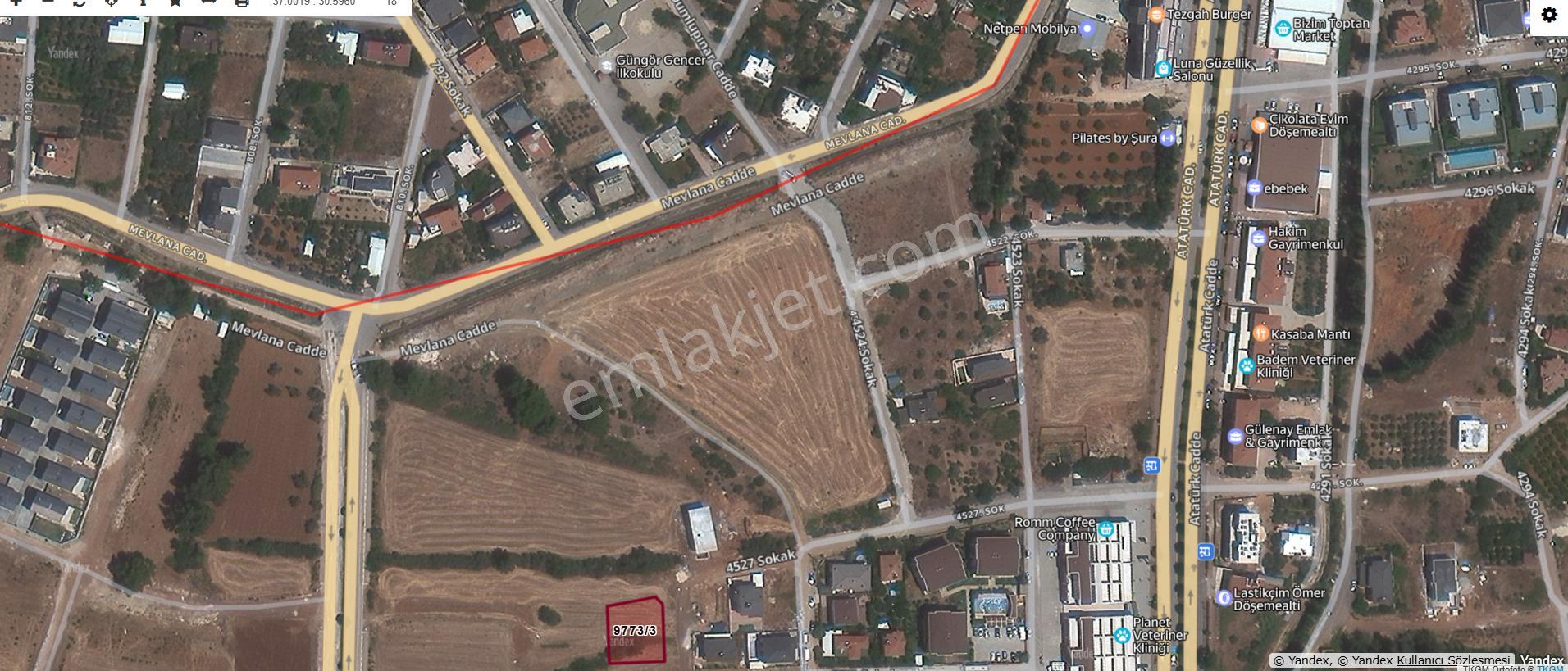 Antalya Döşemealtı Altınkalede Satılık 731 M2 Köşe Parsel Arsa - Villa Arsası - Görsel 18