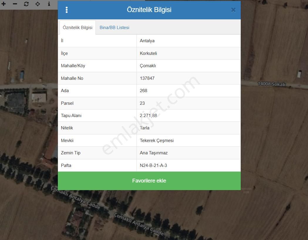 Antalya Korkuteli Çomaklıda Köy İçi Kaçırılmayacak Tarla - Görsel 16