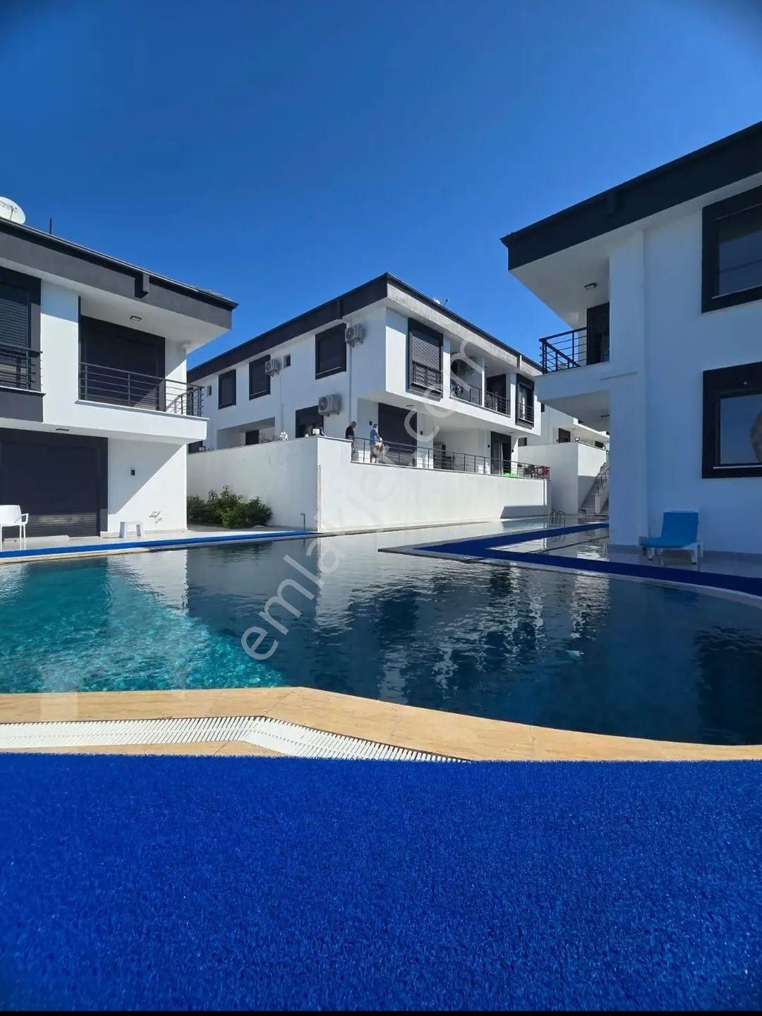 Didim Hisar Mah Havuzlu Site İçi Sıfır İskanlı Satılık 3+1 Dubleks Villa - Görsel 2