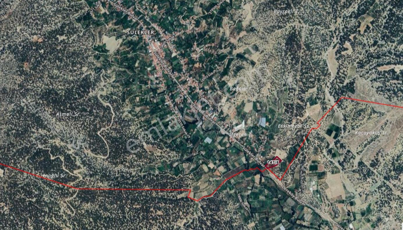 Antalya Korkuteli Sülekler Köyünde Ana Yola Cephe Satılık Meyve Bahçesi - Görsel 14