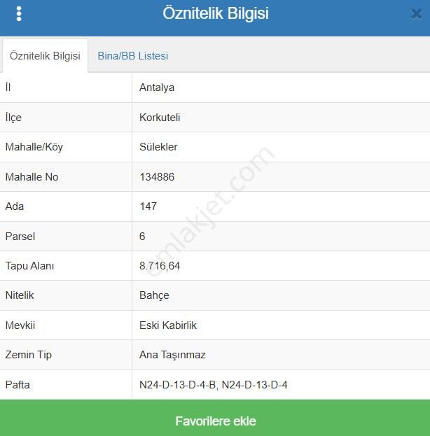 Antalya Korkuteli Sülekler Köyünde Ana Yola Cephe Satılık Meyve Bahçesi - Görsel 6