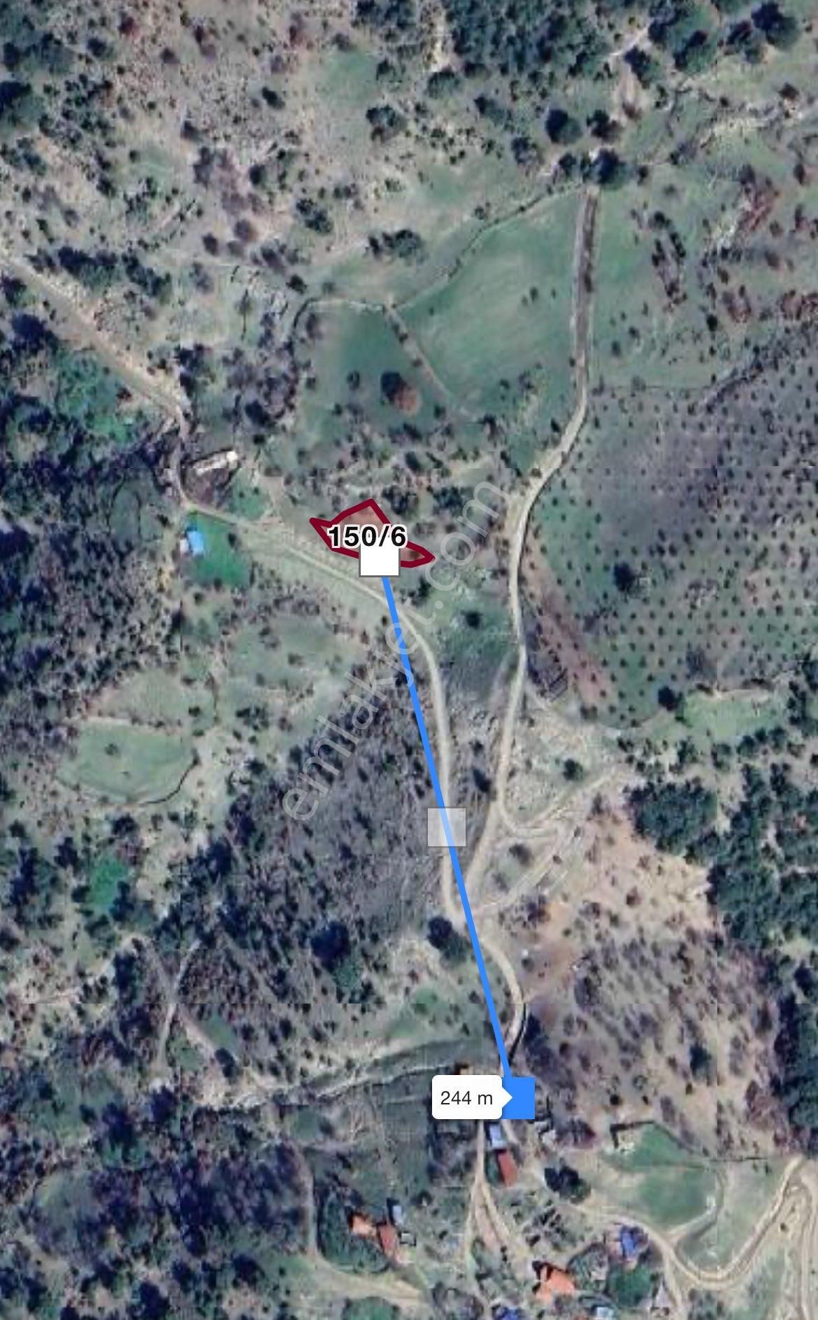 Burhaniye Çamtepe’de 646 M², Resmi Yolu Mevcut Ve Yerleşime Yakın Bahçe - Görsel 4