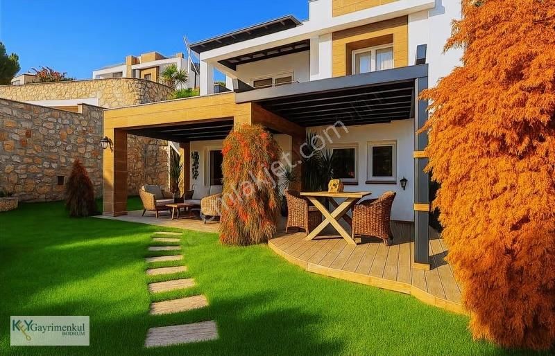Bodrum Konacık'da Bakımlı Site İçinde Satılık 3+1 Villa - Görsel 15