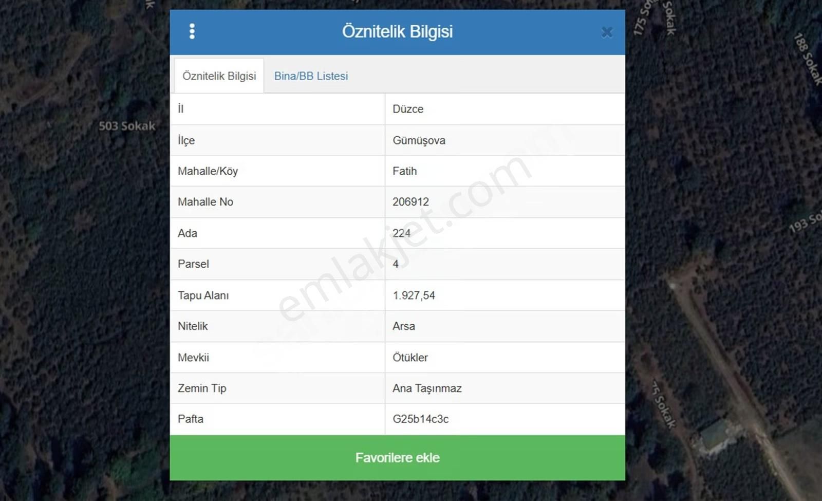Gümüşova Fatih Mahallesinde Satılık 1927 M² Arsa - Görsel 5