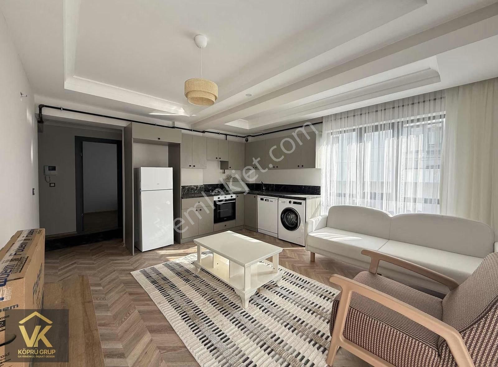 Köprü Gruptan Satılık Site İçinde Eşyalı Kombili Sıfır 1+1 Daire - Görsel 19