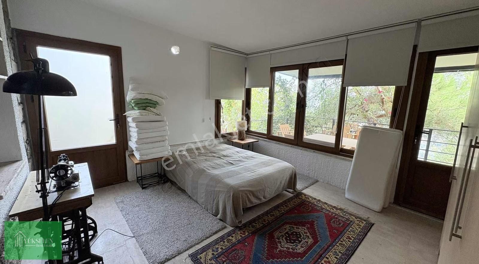 Yalıkavak Deniz Manzaralı İzole Müstakil Kiralık Taş Villa - Görsel 19