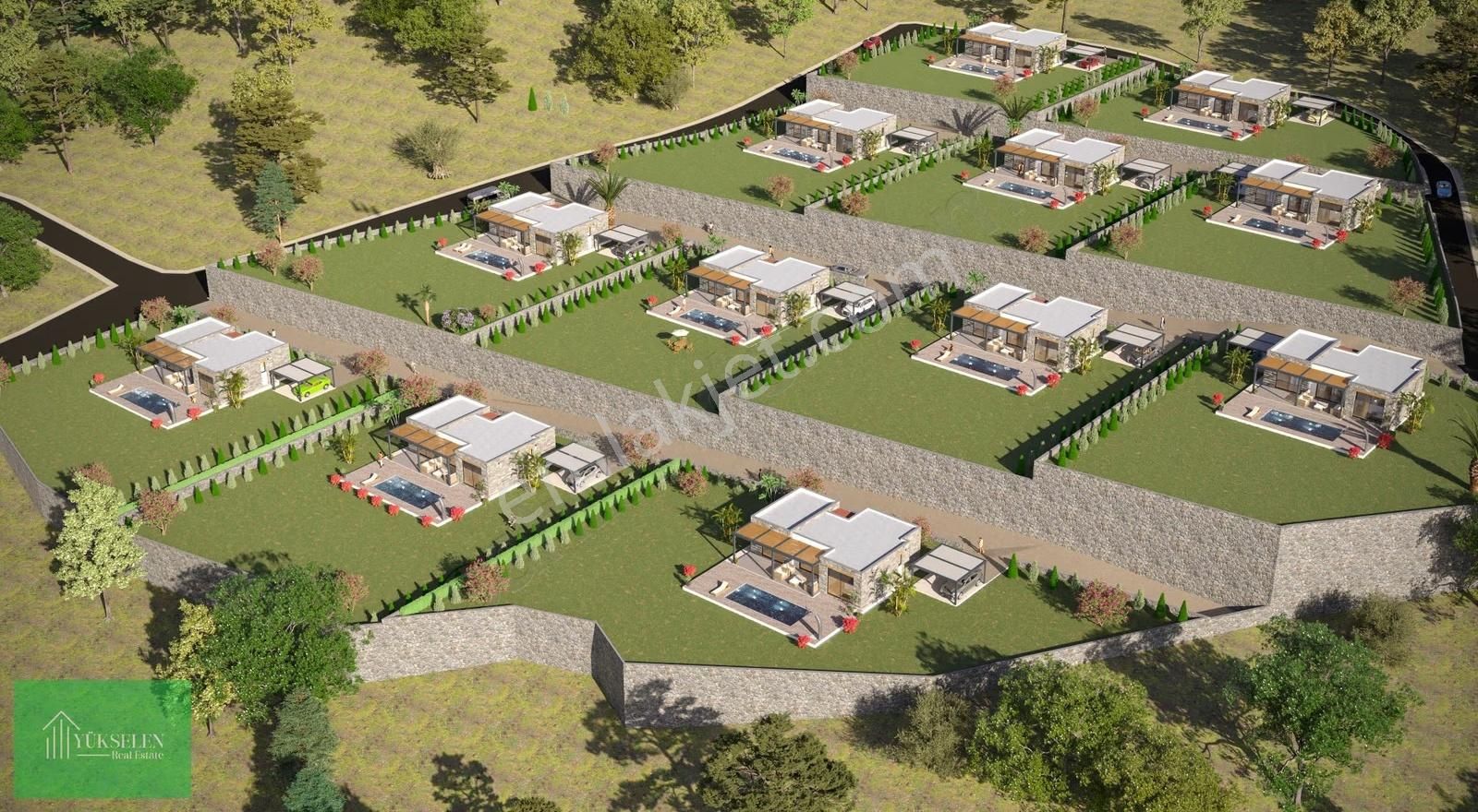 Bodrum Gümüşlük Projeden Satılık 3+1 Tek Katlı Taş Villalar - Görsel 2