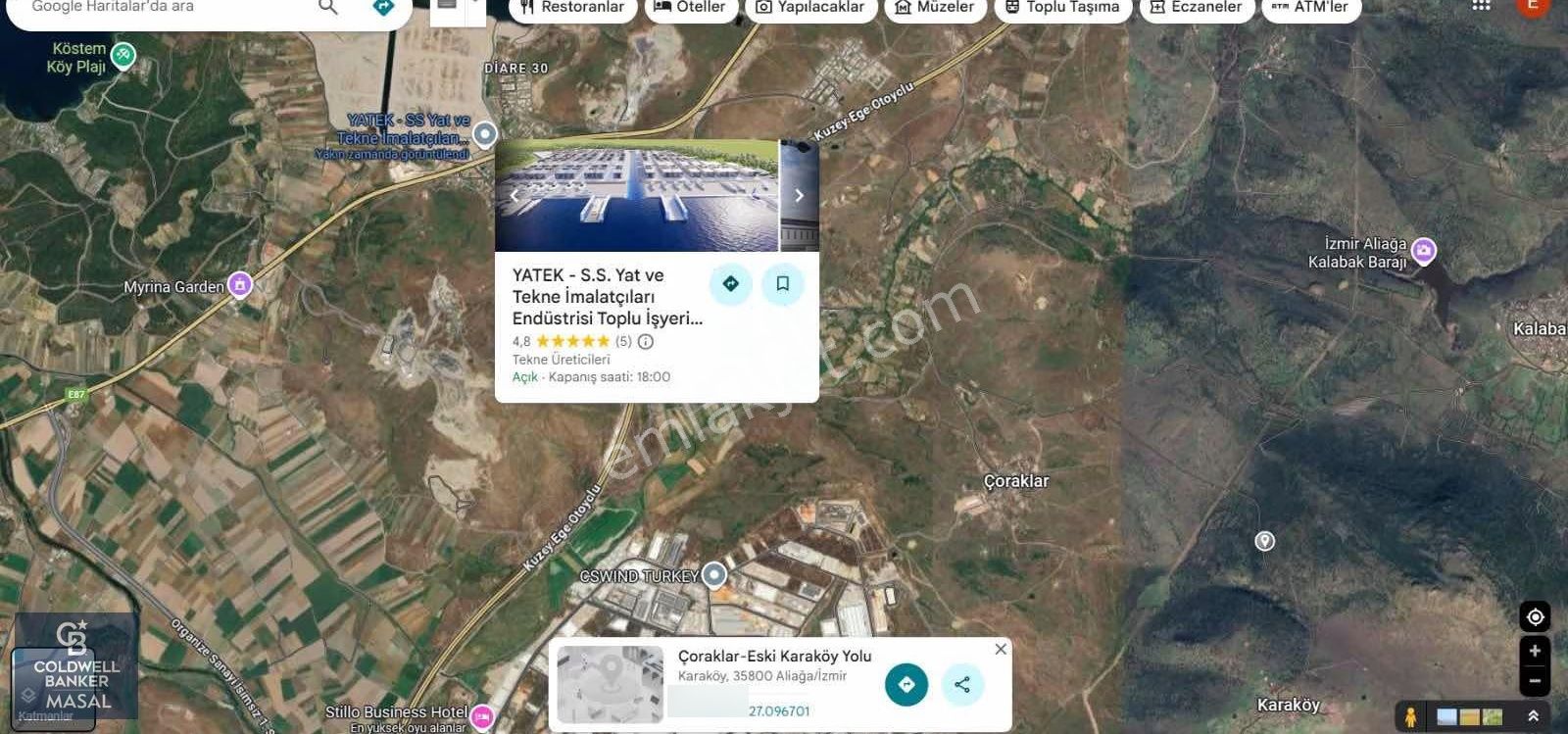 İzmir Aliağa Karaköy'de 9.482 M2 Satılık Zeytinlik - Görsel 8