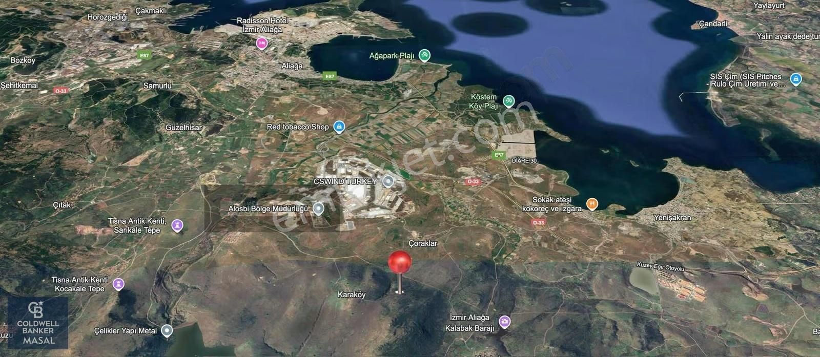 İzmir Aliağa Karaköy'de 9.482 M2 Satılık Zeytinlik - Görsel 6