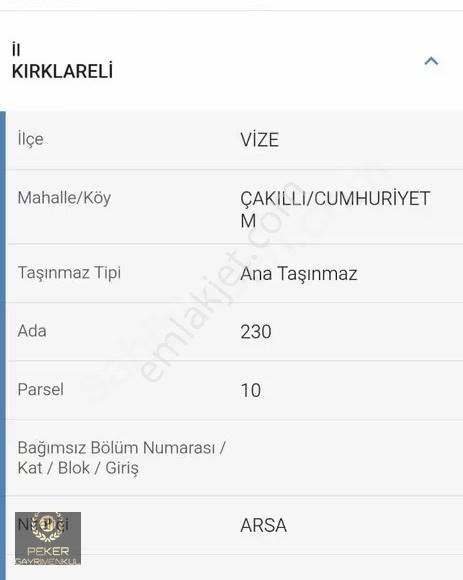 Kırklareli Vize Acilll Satılık Arsa - Görsel 3