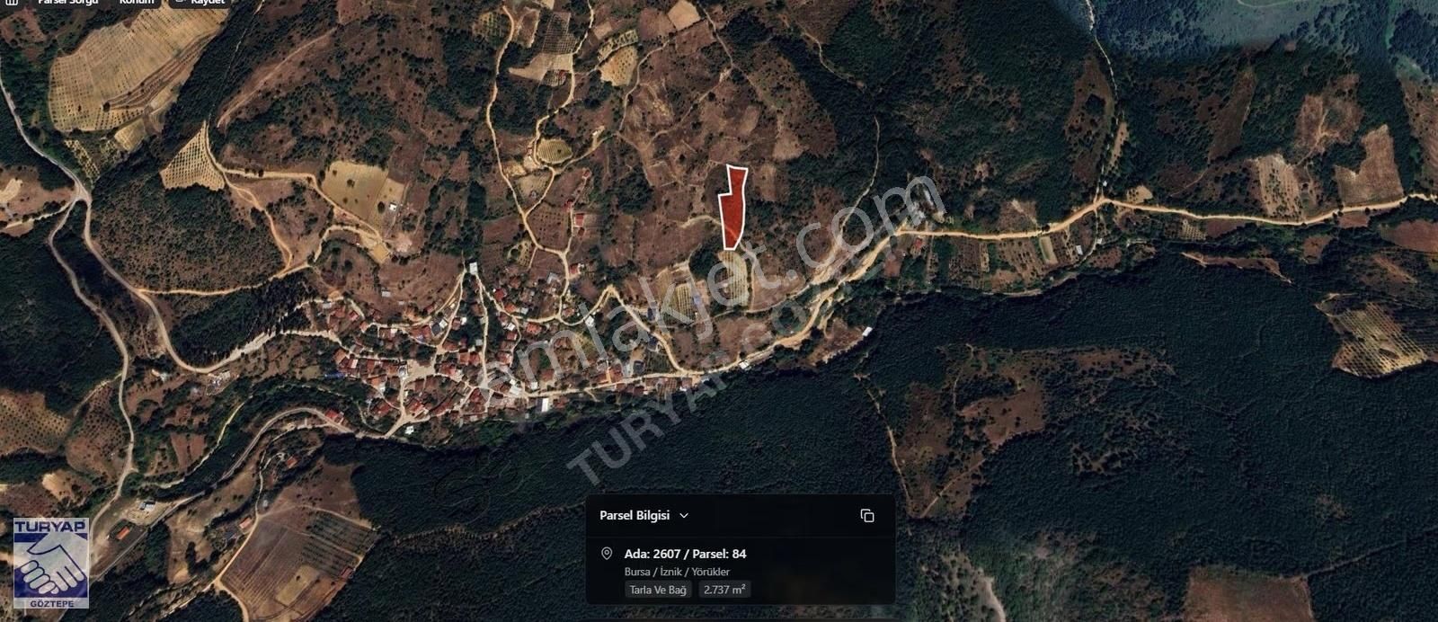 Turyap Tan İznikte Yatırımlık 2730 M2 Tarla - Bağ - Görsel 6