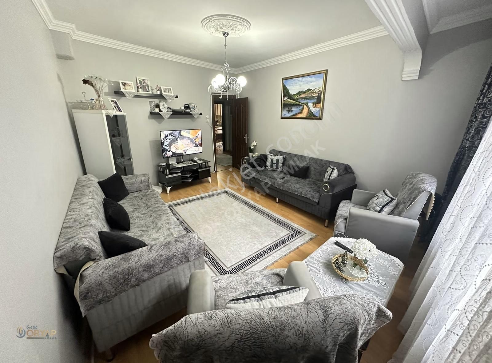 Gök Oryap'tan Satılık Süper Konumda 2+1 Net 80m² 1.kat Daire! - Görsel 14
