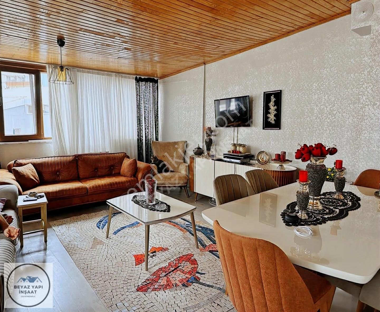 :: Beyaz Yapı'dan Özel Mimari Şehir Manzaralık 3+1 Çatı Katı ::