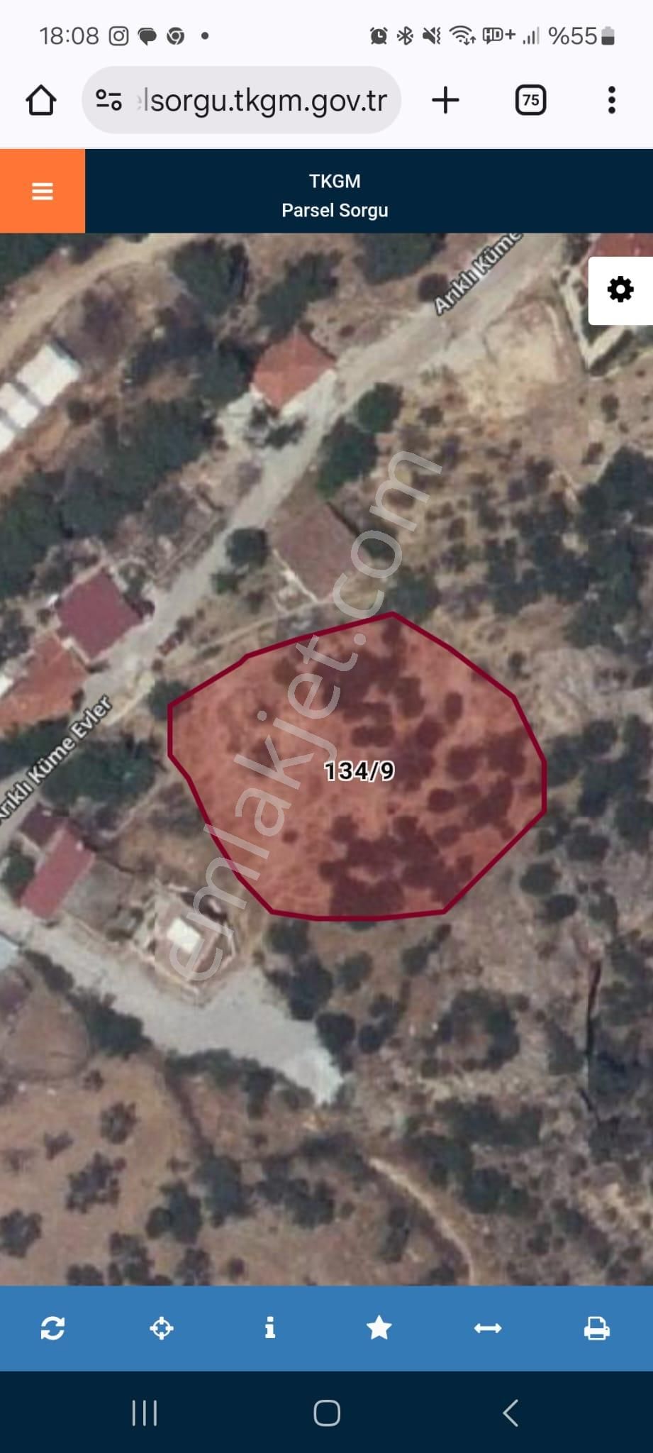 Arıklı Köyünde %80 İmarlı Arsa - Görsel 8