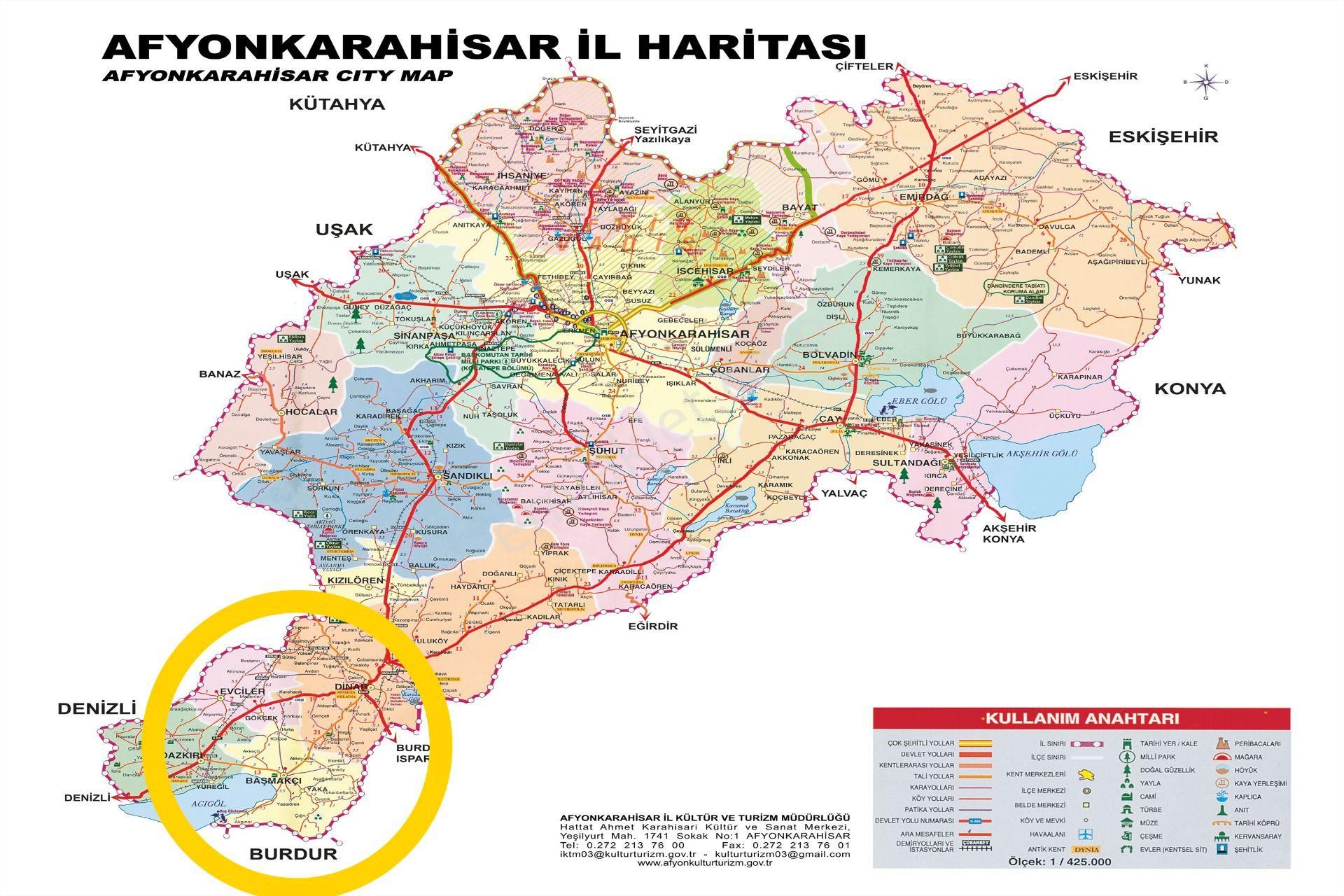 Afyonkarahisar-başmakçı-çığrı-satılık 3383m2-tarla - Görsel 2