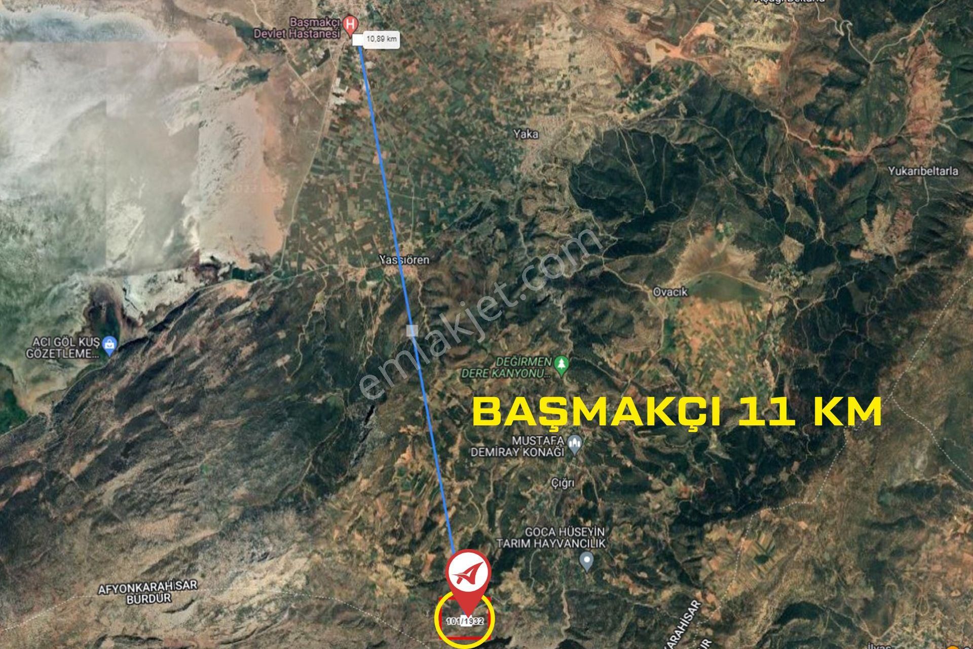 Afyonkarahisar-başmakçı-çığrı-satılık 3176m2-tarla - Görsel 24