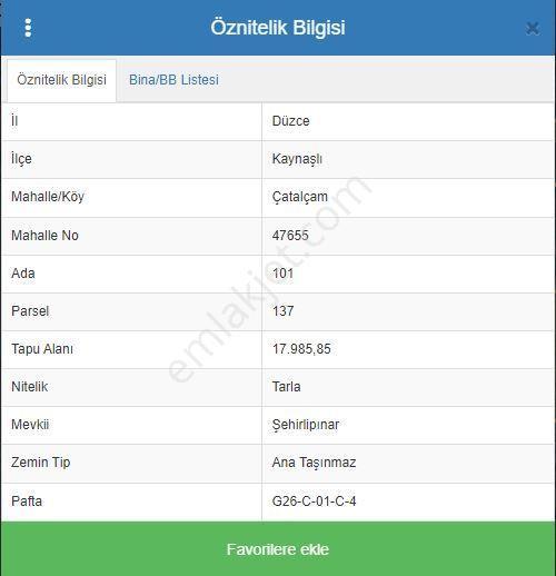 Akmanoğlu Emlak'tan Çatalçam Köyünde 1000 M2 Satılık Parsel Fındık Tarlası - Görsel 2